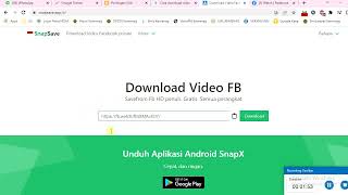Cara download video facebook menggunakan SnapSave screenshot 5