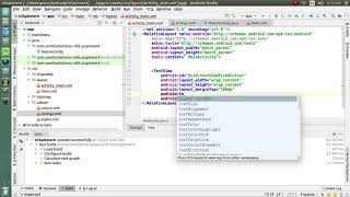 8-years-old Ridit showing how to program Spinner UI Control in Android
