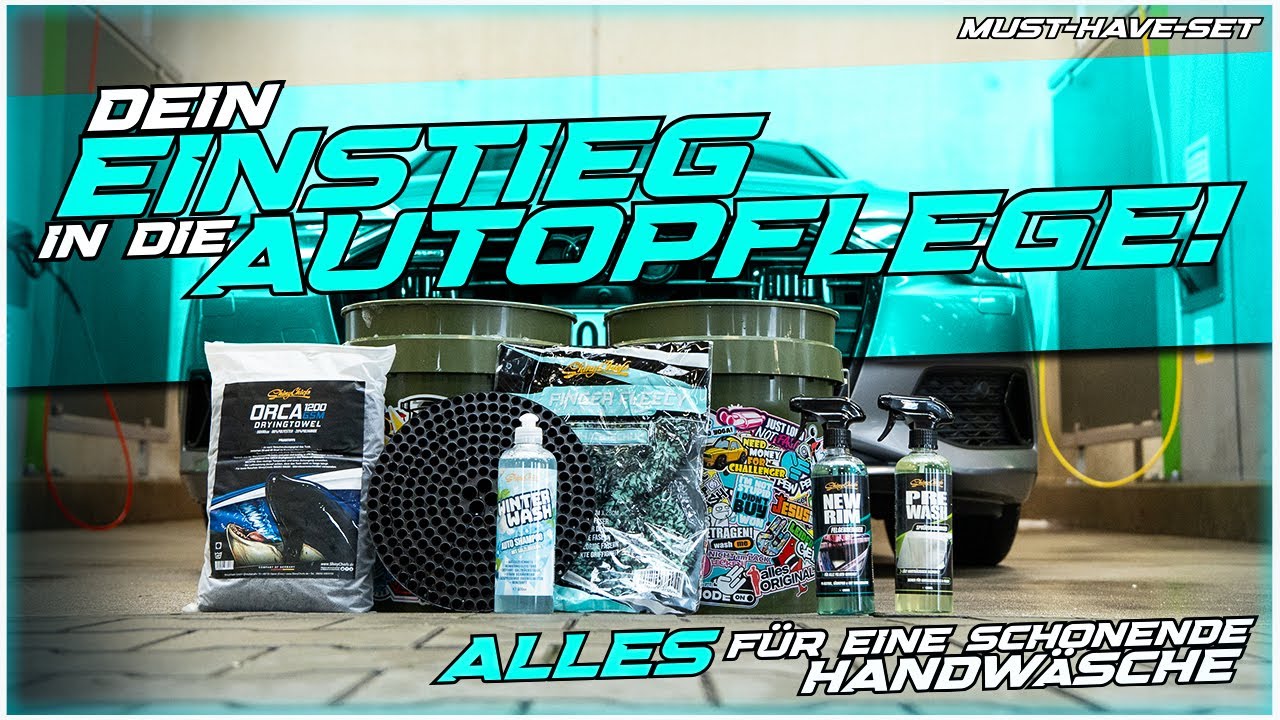 Dein Einstieg in die Autopflege! Alles für eine schonende Handwäsche.