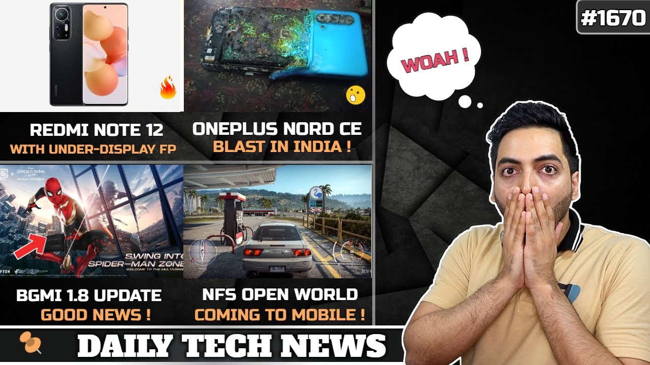 Redmi Note 12 Series,Oneplus Nord CE Blast,BGMI 1.8 Huge Update,NFS Mobile,realme 9i India Teaser