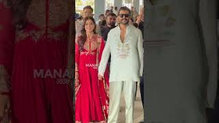Vijay Devarakonda And Rashmika First Appearance After Wedding | #shorts | Manastars Plus