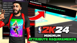 Minimum Attribute Requirements For Animations In NBA 2K24 (Dunk Styles, Dribble Moves, Layups)