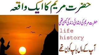 hazrat maryam ka eik waqia in urdu #islamic story  سیدہ حضرت مریم علیہا السلام The Story of Maryam