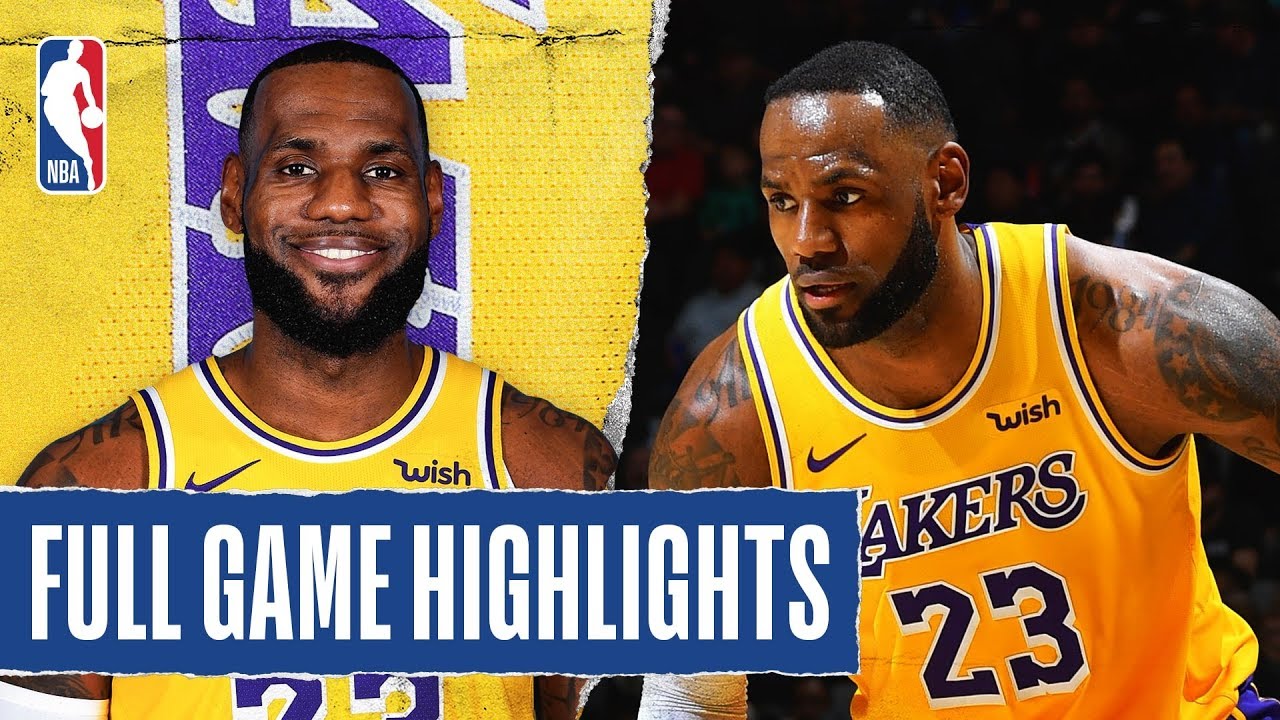 Lakers At Spurs Full Game Highlights November 25 2019 Youtube
