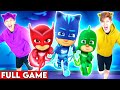 LANKYBOX Playing PJ MASKS: HEROES OF THE NIGHT! (NEW GAME *FULL GAMEPLAY WALKTHROUGH*)