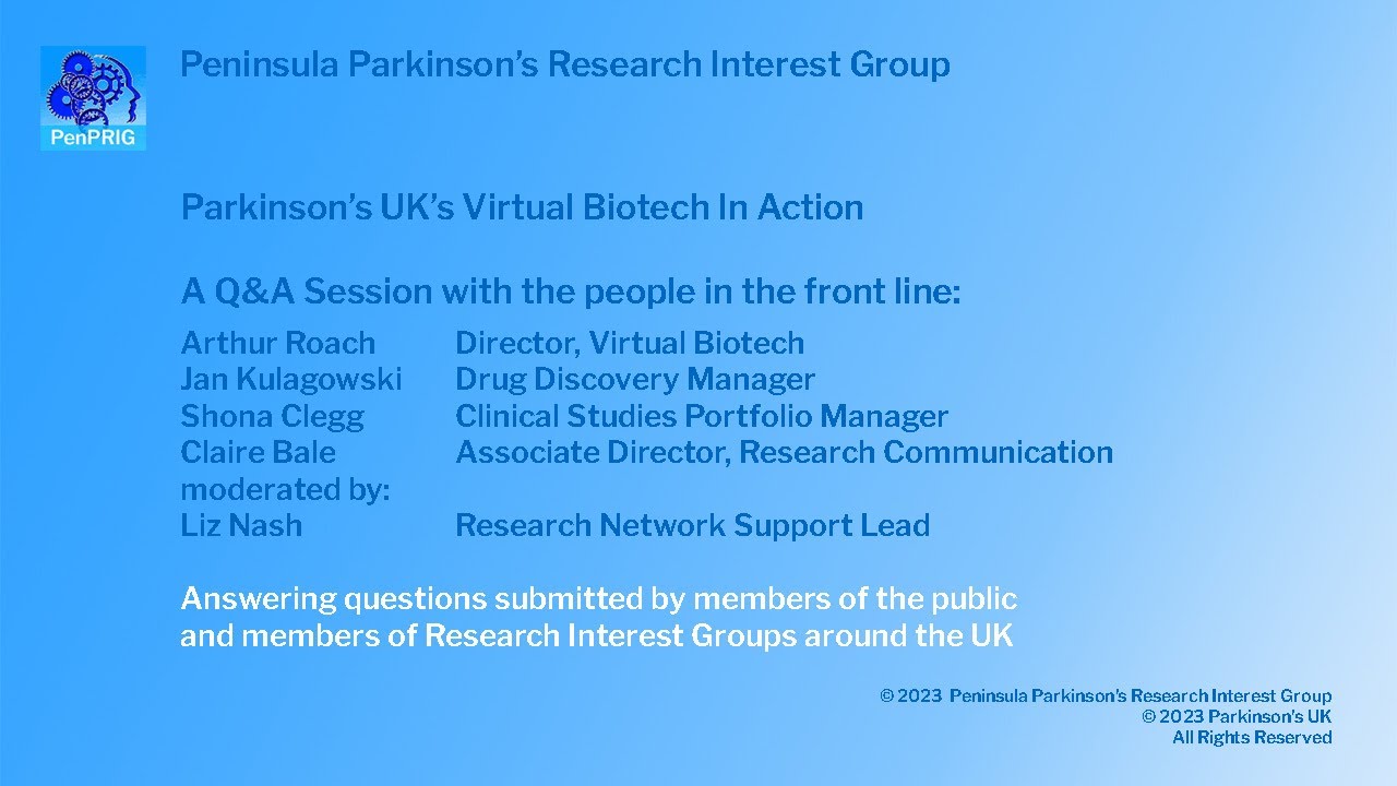 Q&A Session With Virtual Biotech: News of Progress in Drug Discovery and Clinical Trials.