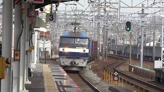 JR貨物 EF210-165号機（吹田）＋コキ21両　貨物列車5085レ 2019.03.29