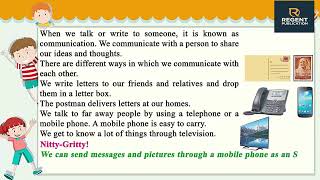 REGENT PUBLICATION EVS CLASS 1 CHAPTER 14 COMMUNICATION