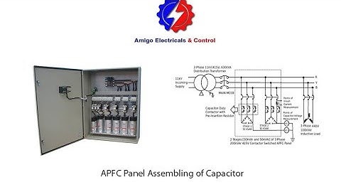 APFC Panel Assembling of Capacitors and 7% Detuned Reactor
