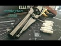 Test remington 1858 sheriff poudre noir tir sur gong et ciblerechargement presse maison