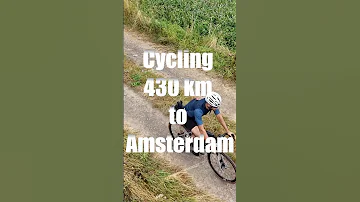 Cycling 430 km to Amsterdam #amsterdam #germany  #cyclinginamsterdam #bikelife #debusvelociti