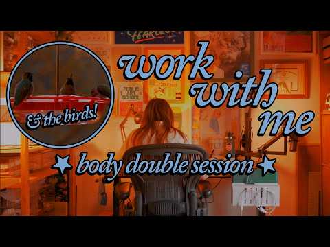 real time work with me ★ golden hour focus session | ADHD body double, no music