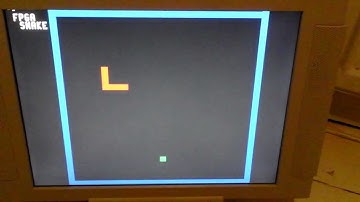Frame buffered FPGA Snake on Terasic DE1 - Finished!