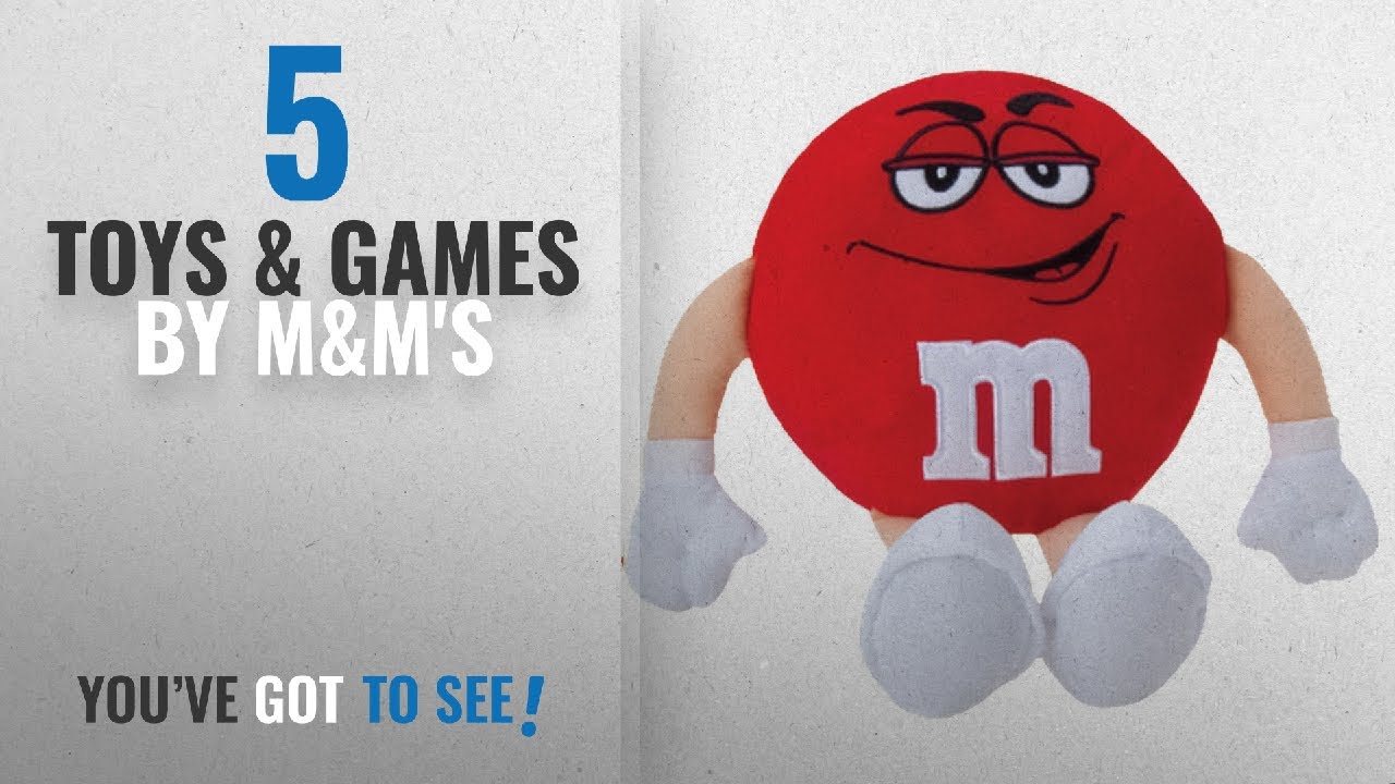 Top 10 M&M's Toys & Games [2018] M&M's 14" Plush Doll Red M&M YouTube