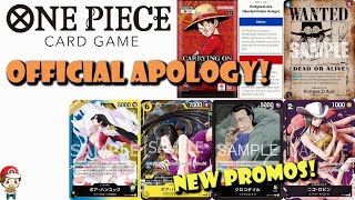 Official Apology for Misprinted Ace & Great New Magazine Promos Revealed! (One Piece TCG News)