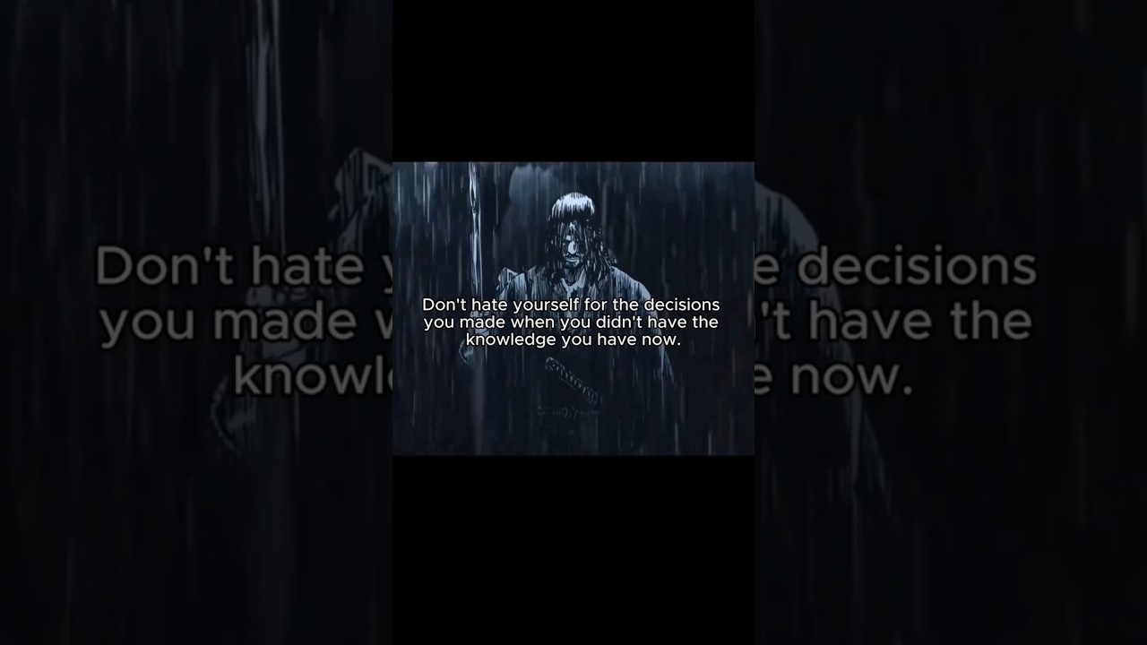 Don’t Hate Yourself for Past Decisions | Powerful Life Lesson & Motivation