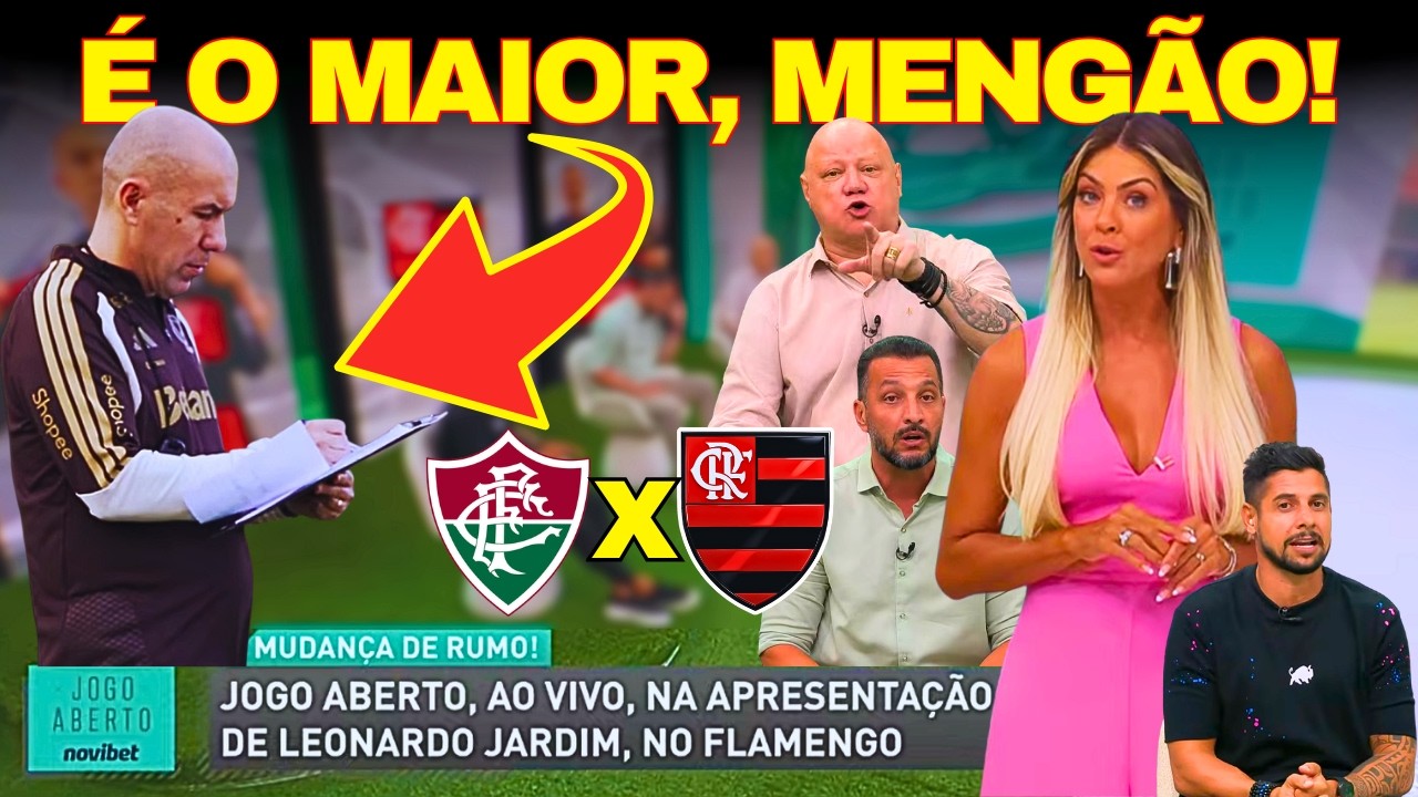 😱 COLETIVA DO JARDIM HOJE! JOGO ABERTO ANALISA MOMENTO DO FLA!