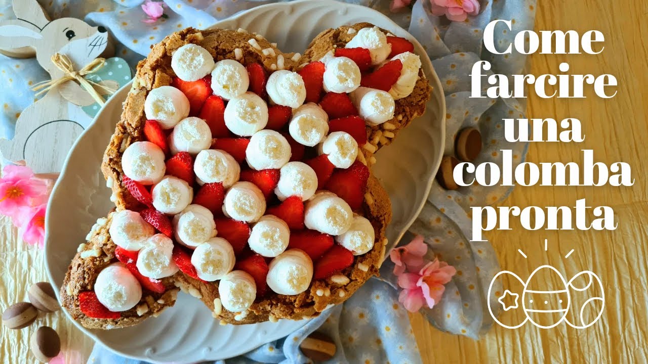 COLOMBA DI PASQUA FARCITA PRONTA | COLOMBA DECORATA | COME FARCIRE UNA COLOMBA | COLOMBA PASQUALE
