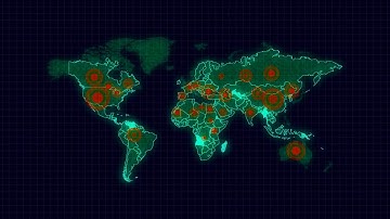 Adobe After Effects Tutorial: Animate a World Map Virus Spread Effect