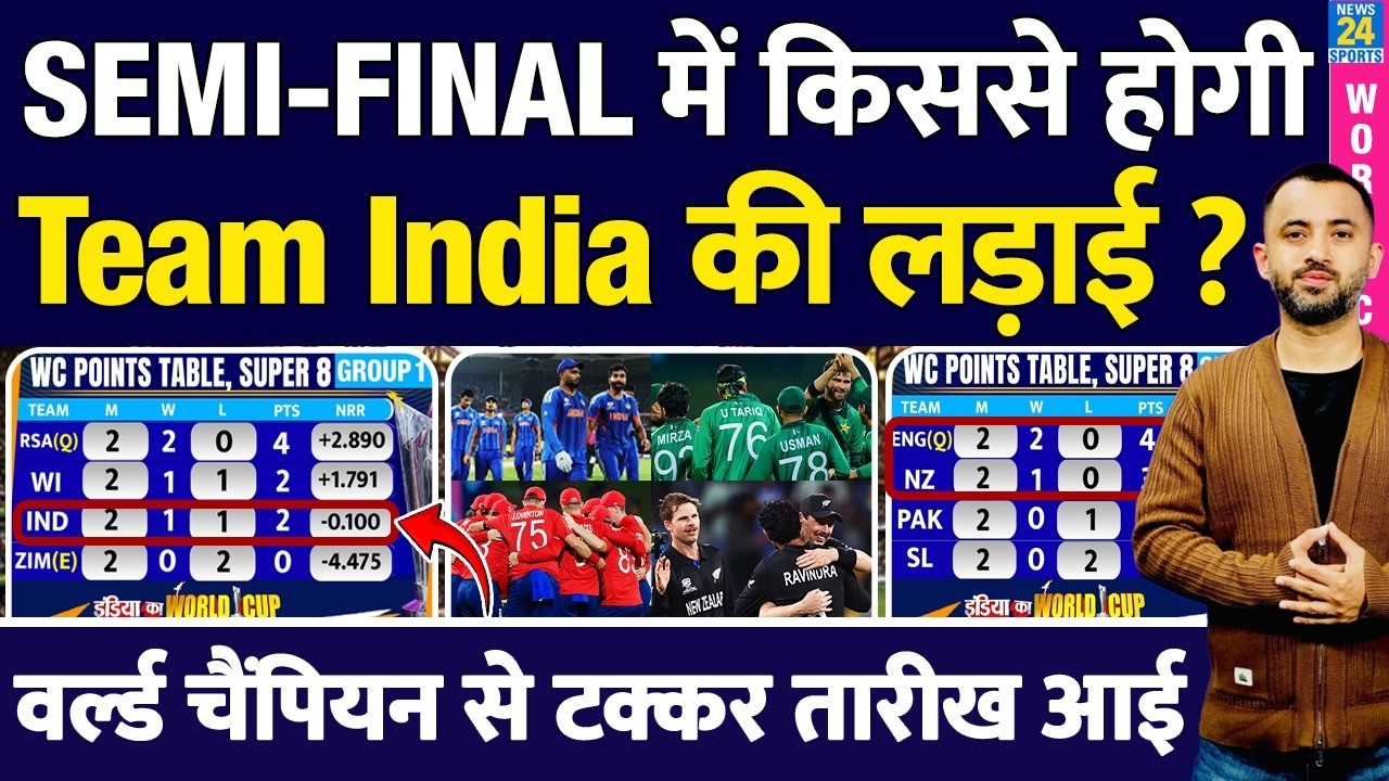 T20 World Cup : Semi Final में Team India की किस्से टक्कर ? Pakistan | England | New Zealand | WI
