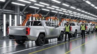 Inside the Cybertruck Factory–How Tesla's Revolutionary Electric Truck Is Made (Full Process)