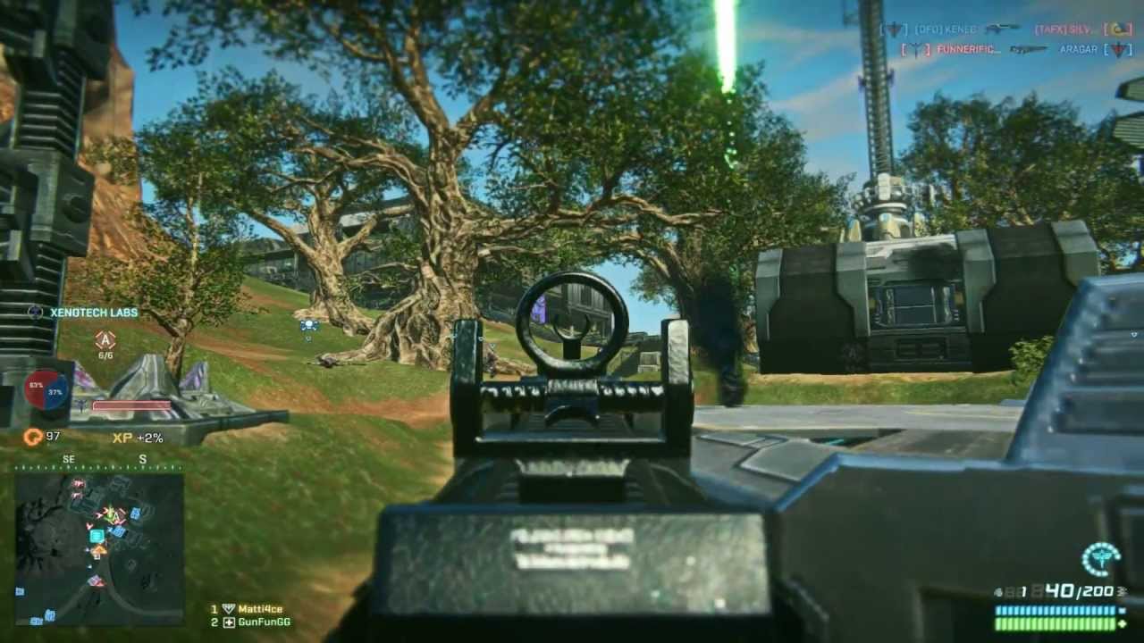 Planetside 2 - Terran gameplay - Letting my mates try out TR