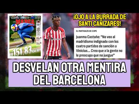 JUANMA CASTAÑO DESBARRA AL HABLAR SOBRE VINICIUS | EL AGENTE DE NICO WILLIAMS DESTROZA AL BARCELONA