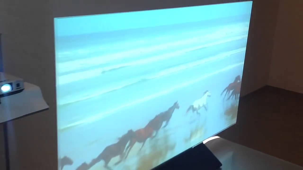 Kahelt poolt vaadatav ekraan - kahepoolne projektsioonkile