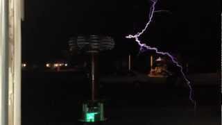 Giant DR Tesla Coil -first test