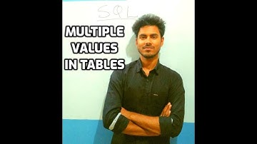 Lecture-7 How to insert multiple values in table in MySql (In Hindi)