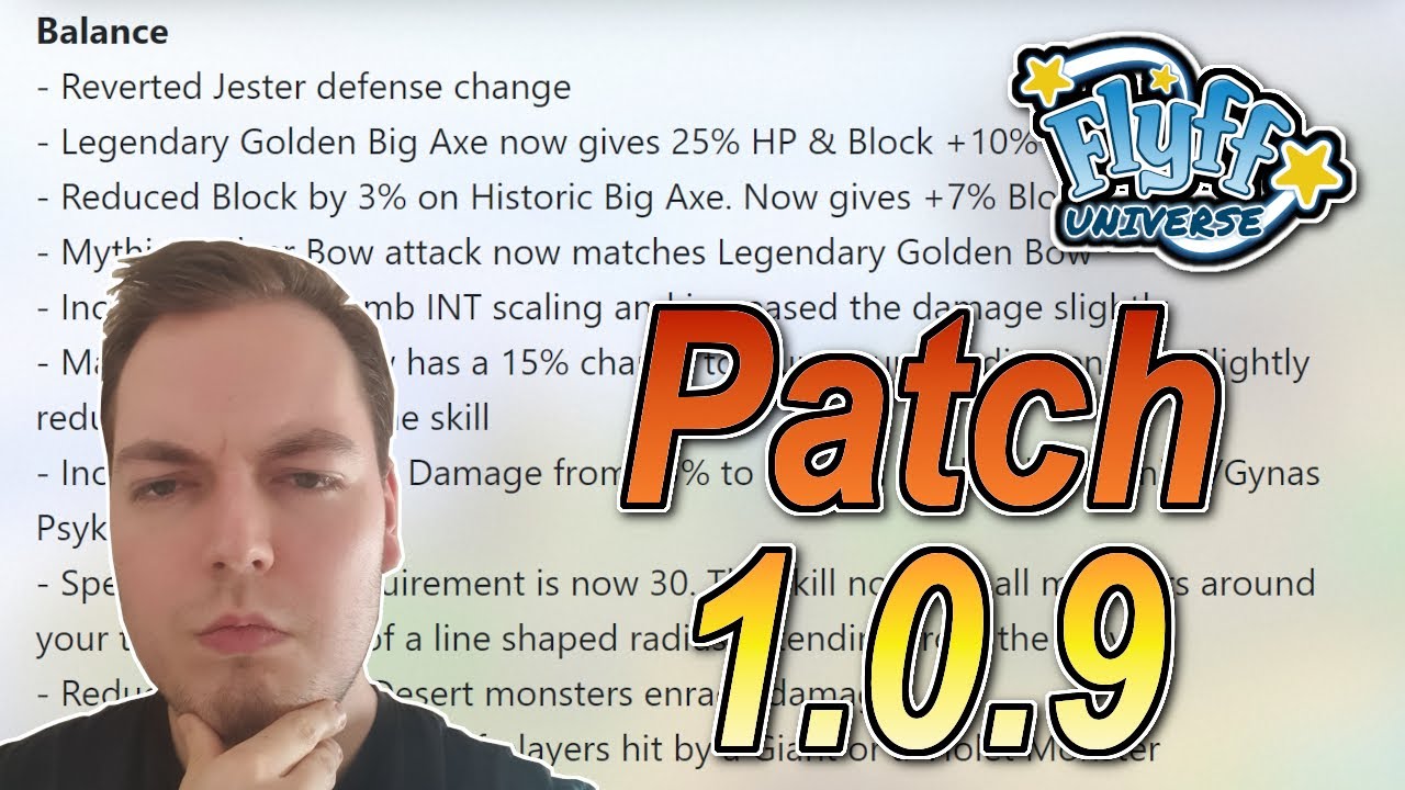 Flyff Universe - Patch 1.0.9, PSYKEEPER BUFF, Jester Nerf rückgängig ...