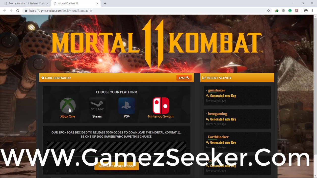 mortal kombat license key