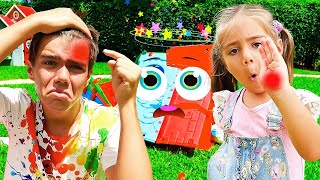 Die Boo Boo Geschichte von Nastya Artem Mia DE | Videozusammenstellung für Kinder