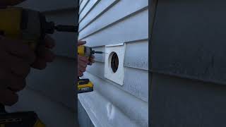 The easiest dryer vent to disconnect!! #construction #diy #carpentry #remodeling #homeimprovement