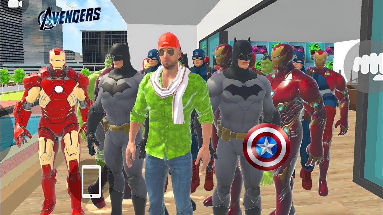 Franklin Ki City Main Avengers Agye 😍 Indian Theft Auto Simulator | Indian Bike Driving 3d Game 