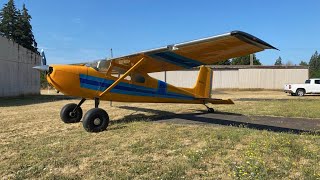 Cessna 180 Short Field Landing