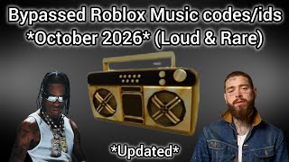 5 BYPASSED Roblox Music Codes/ids (OCTOBER 2026) *WORKING IDS*