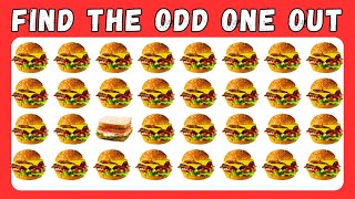 Find the ODD one out | Food edition | Emoji quiz | Easy, Medium, Hard
