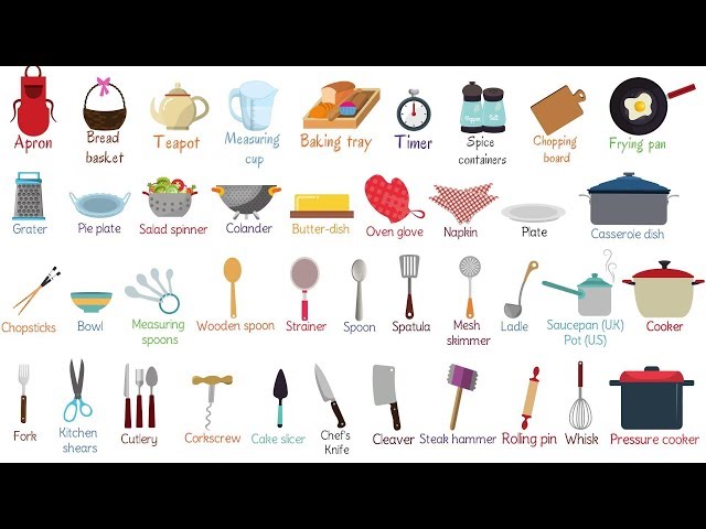 10 Kitchen implements and toiletries · DK Vocabulary