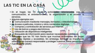 El uso de las TIC en la vida cotidiana