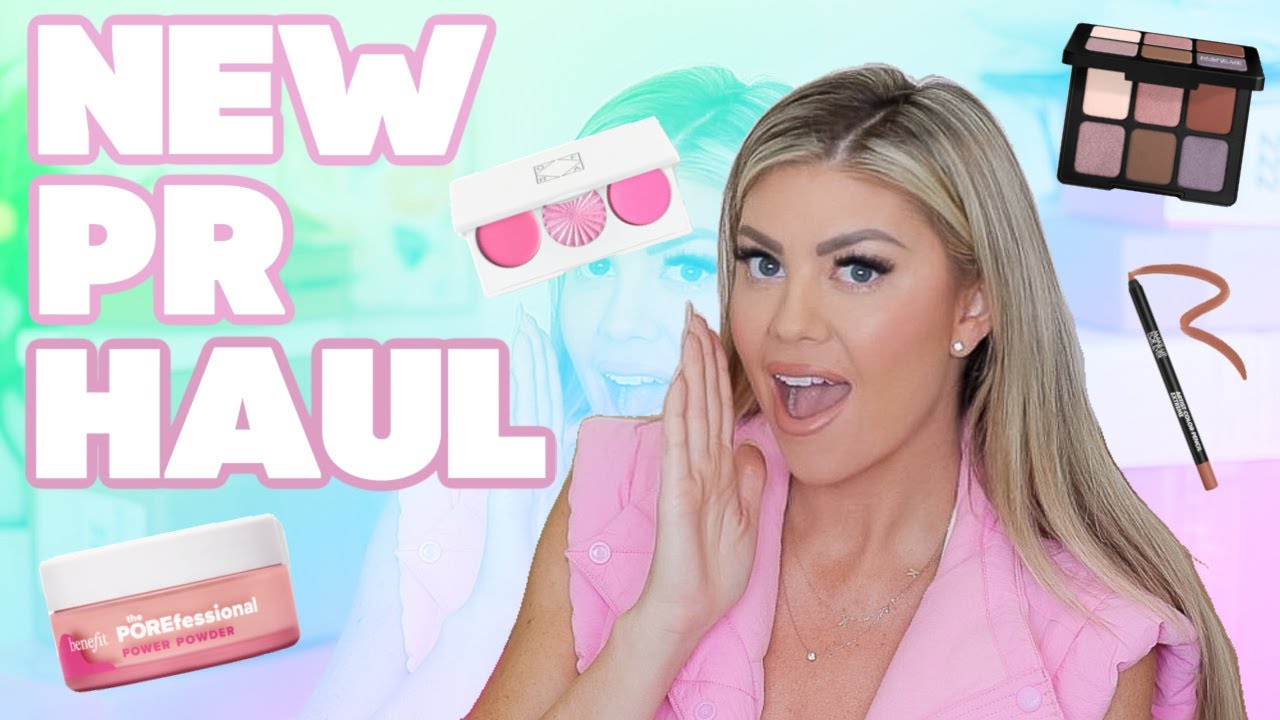 MASSIVE PR UNBOXING! ALL NEW MAKEUP + SKINCARE 😍😱
