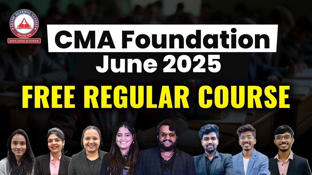 CMA Foundation June 2025- FREE Regular Course | Sarthi Batch ...