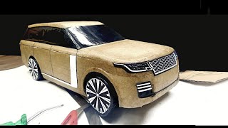 How to Make A Car | Rang Rover | Cardboard Craft RC Car | DIY Rc Toy