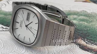 Seiko Lord Quartz 7143 5010 - YouTube