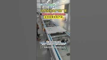 Customized double speed chain assembly line for Uzbekistan customers