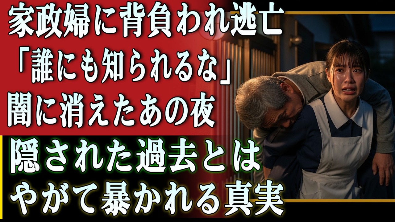 家政婦に背負われて逃げた会長――「誰にも知られるな」やがて衝撃の真実が明らかに…