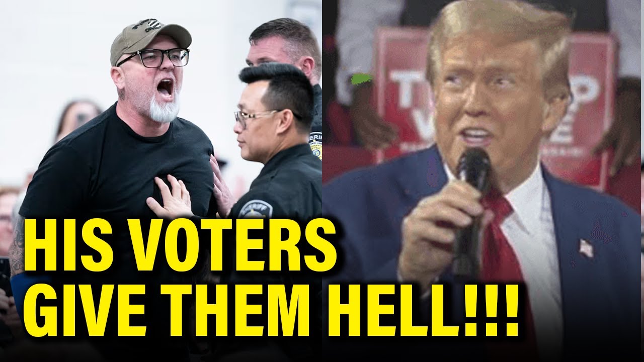 Trump supporters TURN ON HIM at Republican TOWN HALL