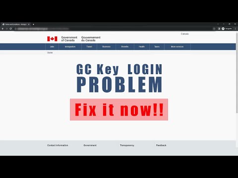 How to fix issues logging in to your IRCC Secure Account / GC Key?