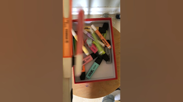 Surligneur #presentation #beaucoup #colorer #asmr #surligneur #stabilo #friction #shorts