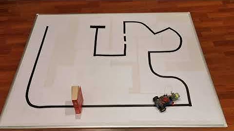 Line Follower with obstacle avoider using Arduino - Demo